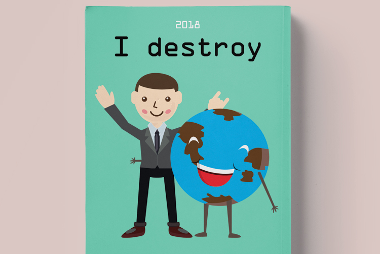 Cover of the GIF book "I destroy"