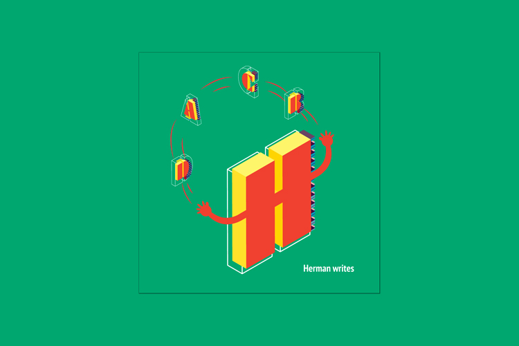 The meaningless blog logo of Herman