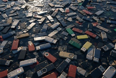 Un mare di penne USB